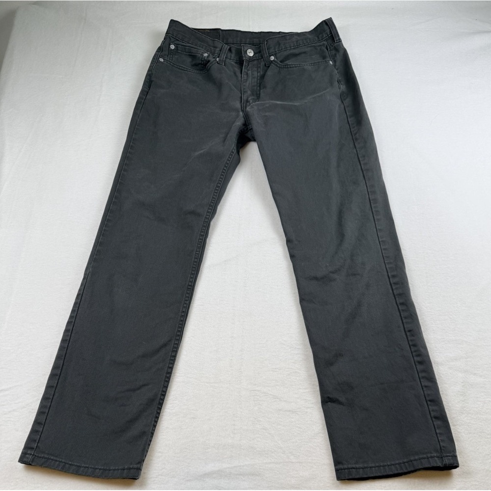 Levis 514 Straight Fit Grey Denim Jeans Mens 32x30 (Tag 32x32)